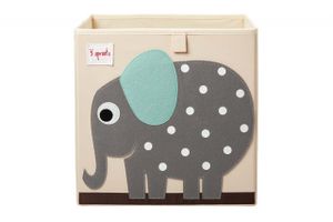 3 Sprouts Spielzeug Aufbewahrungsbox Elefant