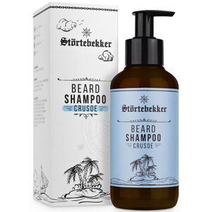 Störtebekker® Bartshampoo Herren - 200ml Bart Shampoo für die tägliche Bartpflege - Optimale Reinigung und Pflege für den Bart - Ergiebiger Schaum