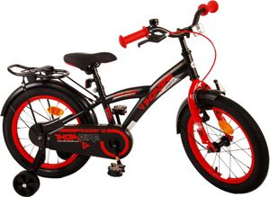 Volare Thombike Kinderfahrrad - Jungen - 16 Zoll - Schwarz Rot