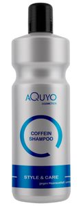 Style & Care Coffein Shampoo gegen Haarausfall, fettiges Haar und Schuppen (1000ml) | Haarpflege mit Zink und Biotin lindert Haarausfall und fördert das Haarwachstum | Haarshampoo bei Kopfhautjucken
