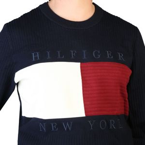 Tommy Hilfiger Sweatshirts Herren, Größe:S, Farbe:Blau-marine,dunkelrot