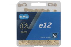 KMC Kette E-Bike e12 Ti-N Gold für 12-fach 130-Glieder Farbe gold