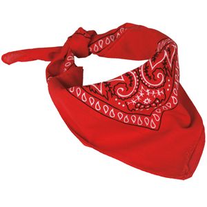 Bandana (US bandana) paisley czerwona