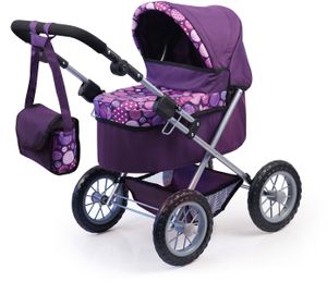 Bayer Design Puppenwagen Trendy mit Tasche, lila