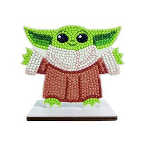 Diamantové maľovanie postava Star Wars Grogu - 1 sada