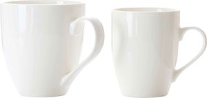 Jumbotasse 600ml 6er Set weiss Gusto