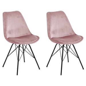 Jedálenská stolička Smuk Erina Pink - 2 kusy