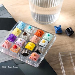 Akko x MonsGeek Acryl 16-Tasten-Schaltertester für lineare/taktile/klickende/geräuschlose Switches