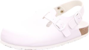 SCHUH OKAY Damen-Clog mit Tieffußbett Weiß, Farbe:weiß, EU Größe:40