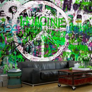 Fototapete - Green Graffiti 400x280