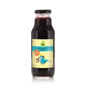 Olini Himbeer- und Kamtschatka-Beerensirup Wenig Zucker Natürliches Getränk ohne Zucker und Konservierungsstoffe Für Erwachsene und Kinder 300 ml