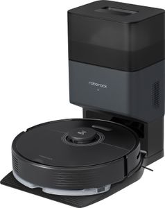 Roborock Q7 Max+ Saugroboter Roboter mit Absaugstation, 2.5L 4200Pa Saugroboter Wischroboter, Alexa/APP kehrroboter, Schwarz
