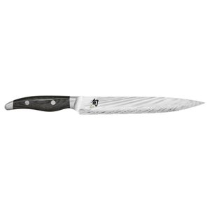 KAI NDC-0704 Shun Nagare nôž na šunku, čepeľ 23 cm, sivo-čierny