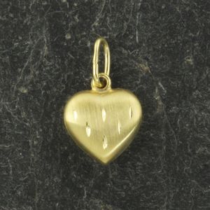 Anhänger Kettenanhänger Herz echt Gold 333 (8 kt) diamantiert