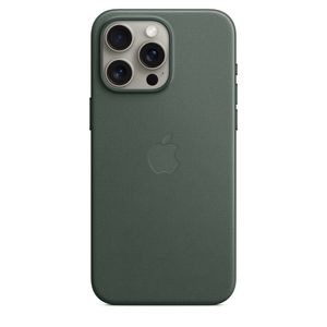 Apple iPhone 15 Pro Max Feingewebe Case mit MagSafe Immergrün iPhone 15 Pro Max