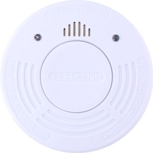 Grundig Optischer Rauchmelder - Feueralarm - 10 Jahre Batterielebensdauer - Pause- und Testtaste - Batterieanzeige - Weiß