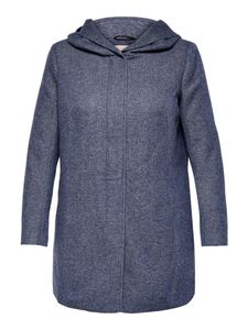 Eleganter Damen Winter Mantel Plus Size Kapuzen Jacke Große Übergröße | 46-48
