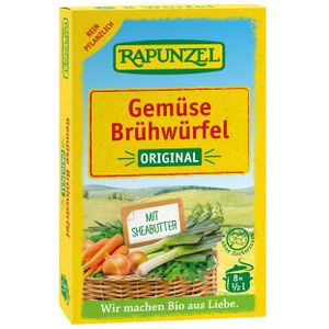 Rapunzel Gemüse-Brühwürfel Original, mitHefe 8Würfel