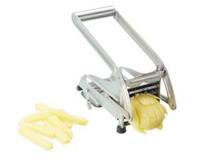 KitchenCraft Pommesschneider Edelstahl Gemüsestiftler Pommes-Frites Schneider