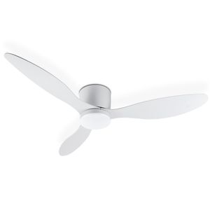 Stropní ventilátor s osvětlením Noaton Fornax bílá, průměr 132 cm, motor DC 40W, LED 22W, 3 teploty osvětlení, dálkové ovládání Stropní ventilátor s osvětlením Noaton Fornax bílá, průměr 132 cm, motor DC 40W, LED 22W, 3 teploty osvětlení, dálkové ovládání