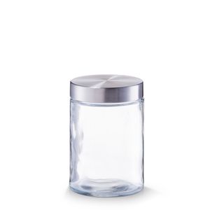Zeller Vorratsglas, 1100 ml, Edelstahldeckel Ø11x16,5