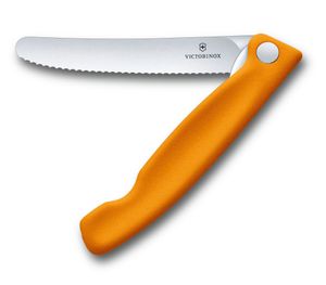Victorinox Swiss Classic faltbares Gemüse- / Brotzeitmesser in orange  Orange