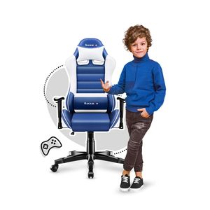 huzaro Kinder Schreibtischstuhl Ranger 6 0 Gaming Stuhl Racing Sessel Bürostuhl Drehstuhl Gamer bis 130 kg Blau