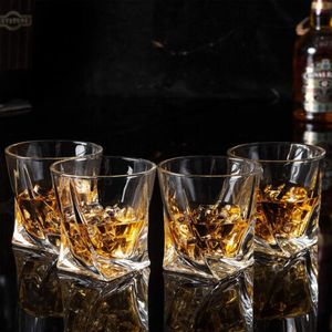 Whiskey Gläser Set Bleifrei Kristallgläser 4 teilig 300 ml Hochwertig Kanars
