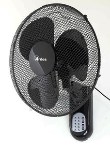 Ardes AR5W40R, Domáci lopatkový ventilátor, Čierna, Šedá, 59 dB, 40 cm, 3480 m³/h, 7,5 h