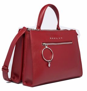 REPLAY Handtasche Umhängetasche Handbag DK Carmine rot