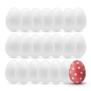 Hey!Easter® 50x Styroporeier 6 cm Eier aus Styropor Ostereier  zum Basteln - Deko Dekoration an Ostern