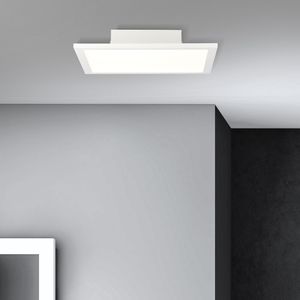 BRILLIANT  LED Aufbaupaneel Buffi | modernes Deckenaufbau-Paneel | Metall/Kunststoff | weiß | 30x30cm | 18W 1800 Lumen 4000 Kelvin