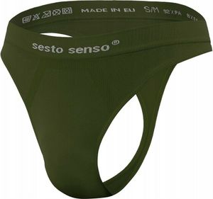 Sesto Senso - CL13 - Herren STRING Slip Unterwäsche Tanga - Khaki - L/XL