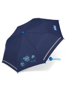 Scout Boys Kinder Regenschirm Taschenschirm mit Reflektionsstreifen Nebula