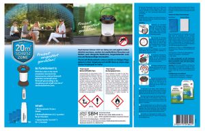 THERMACELL® Mückenabwehr Laterne für eine bis zu 20 m² große Schutzzone
