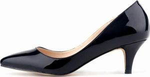 Klassische, y Damenschuhe mit spitzem Zehenbereich, 42, Orange