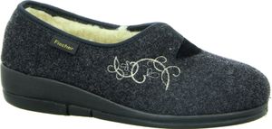 Fischer Schuhe Hausschuhe Dora Damen 323937343232 Grau 42 EU