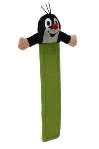 Záložka s Krtkem s rukama od sebe 18 cm, zelená, 35934Y