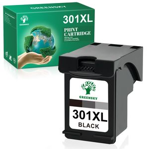 GREENSKY 301 XL Druckepatronen Schwarz kompatibel zu für HP 302XL Deskjet 1000 1010 1510 2510 2514 2542 2543 2544（CH563EE&CH564EE）