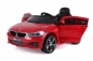 BMW 6er GT KINDER ELEKTRO AUTO KINDERFAHRZEUG SPORTWAGEN Ledersitz Gummireifen 12V Rot