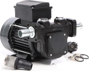 Pompa do oleju opałowego i napędowego Wiltec 230V 750W 100l/min, samozasysająca pompa transferowa z wysokością ssania 3 m i zaworem zwrotnym, pompa ssąca