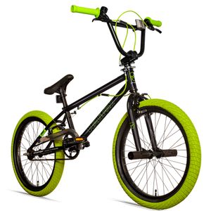 Bergsteiger Halifax 20 Zoll BMX, 360° Rotor-System, Freestyle, 2 Stahl Pegs, Kettenschutz, Freilauf