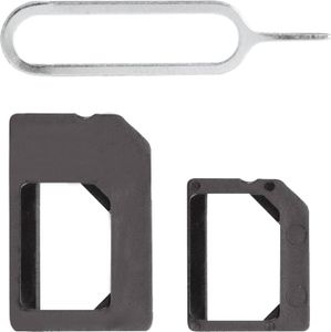 SIM Karte Adapter Set für Nano-/ Micro SIM + SIM-Karten-Slot-Öffner