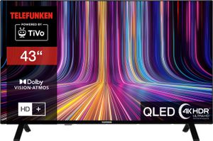 Telefunken QU43TO750S 43 Zoll QLED Fernseher / TiVo Smart TV (4K UHD, HDR Dolby Vision, Dolby Atmos, HD+)