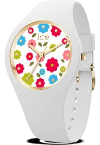 Ice-Watch 017582 Damen-Armbanduhr Flower Power Weiß S Ice-Watch 017582 Damen-Armbanduhr Flower Power Weiß S