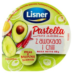 Lisner Pastella Eiernudeln mit Avocado und Chili 80 G