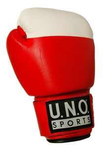 U.N.O. 16035 Boxhandschuh Competition ; Rot/Weiß ; Größe: 12 OZ