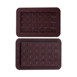 Dr. Oetker Silikon-Schokoladenform "Süße Tafeln" 2er Set, Formen aus hochwertigem Platinsilikon, Schokolade selbst machen - für individuelle Köstlichkeiten, (Farbe: braun), Menge: 1 Stück
