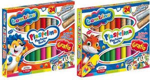 BAMBINO Plastelína klasická 24 farieb