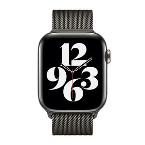 Apple Milanaise Armband (44mm) für Apple Watch, graphit, Edelstahl, Magnet,Watch